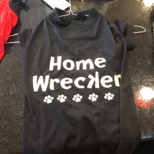 Home wrecker tee shirt for Dogs